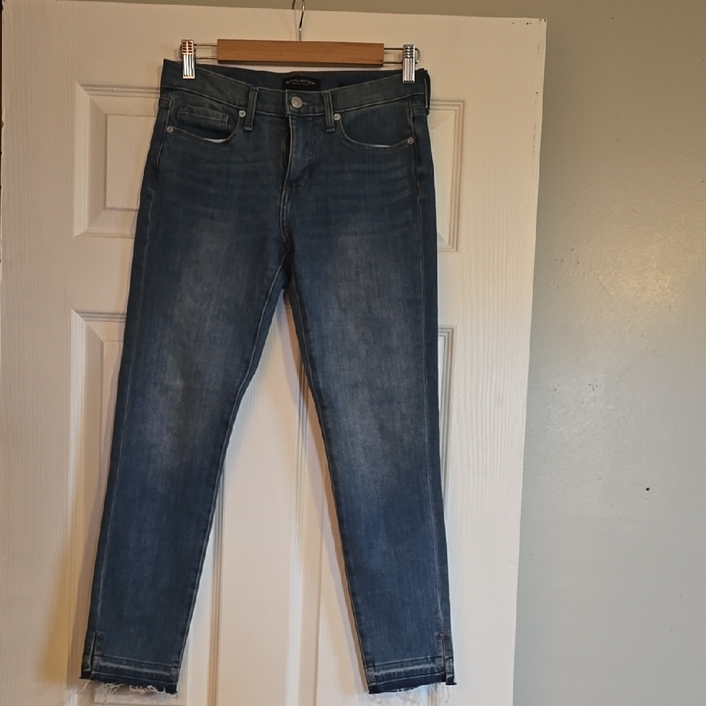 Banana Republic Blue Ankle Cropped Jeans